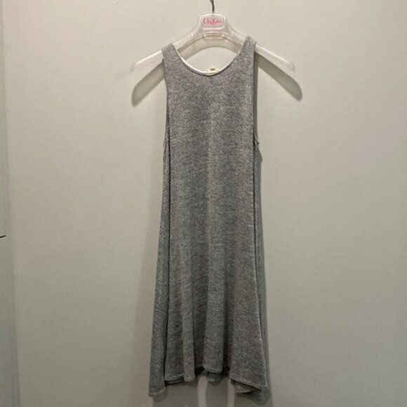 ARITZIA Wilfred Free Grey Rosa Swing Mini Dress - Picture 4 of 11